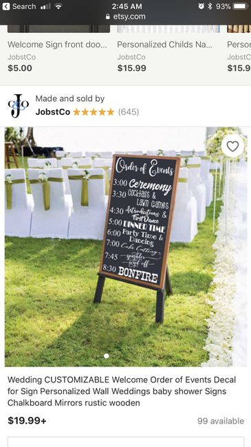 Ceremony programs - what did you include? 1