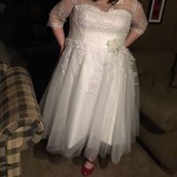 My Dress, shoes and veil all came! - 1