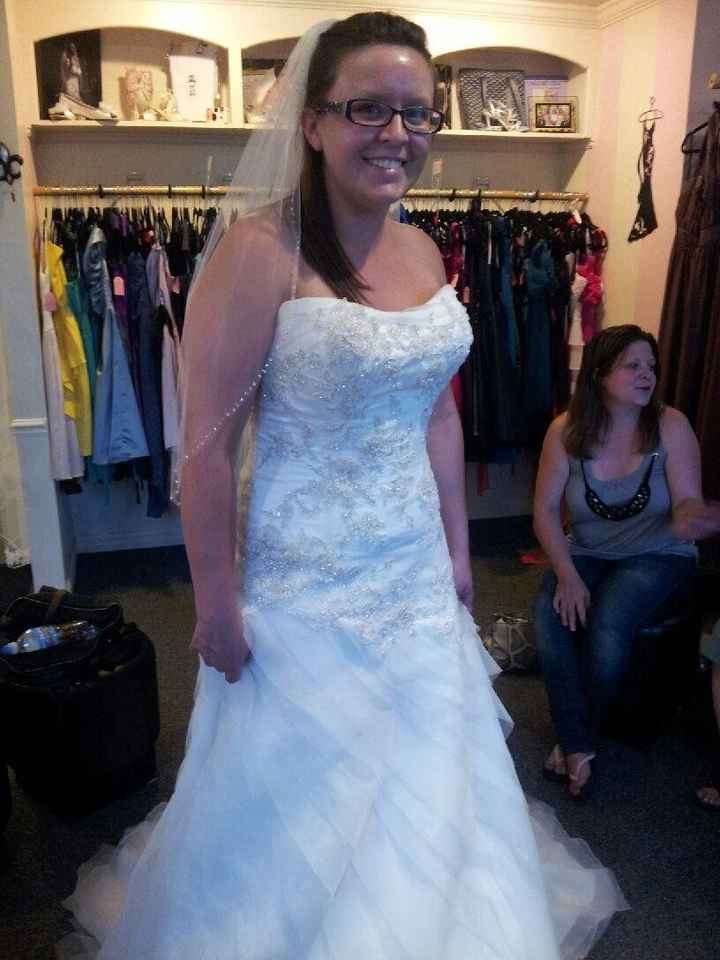 Said yes to the dress!