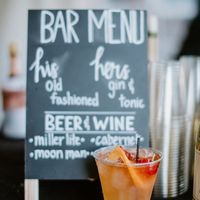 Limited open bar-beer, wine, gin and whiskey