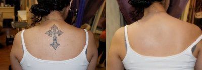 Make-up trial   Tattoo Cover up trial *pics*