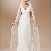Veil or no Veil with this dress?
