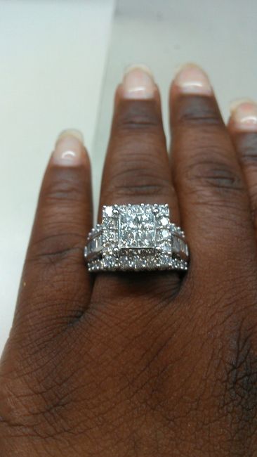 We haven't seen any BLING in a while!  Show off your rings!