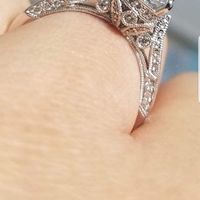 Just got my wedding band! Show yours off ladies! - 3