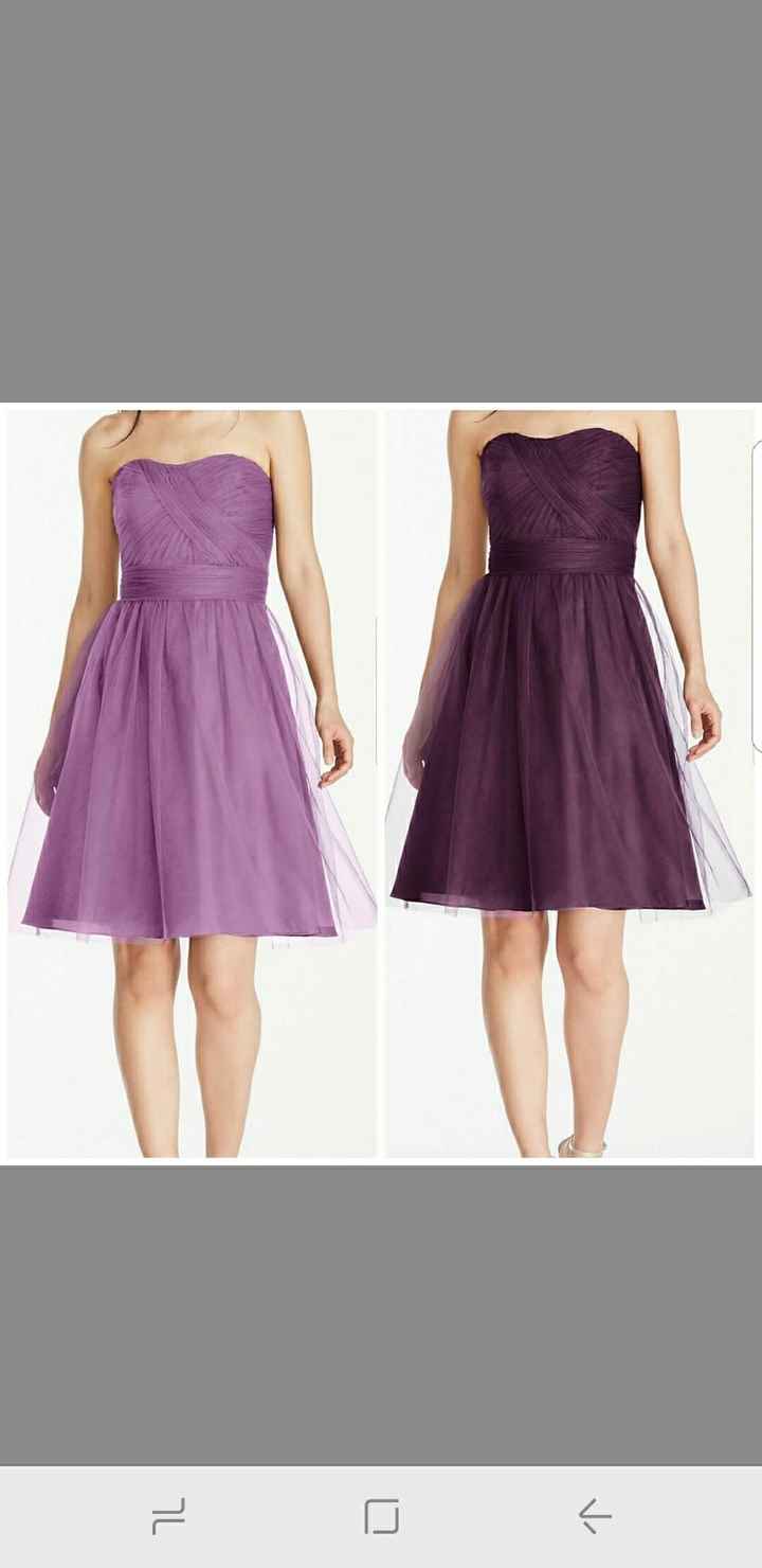 Bridesmaids dresses