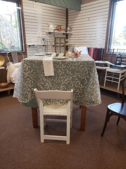 Reception linens and centerpieces 2