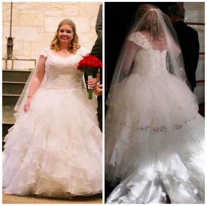 Adding straps to a strapless dress -- how did it turn out?
