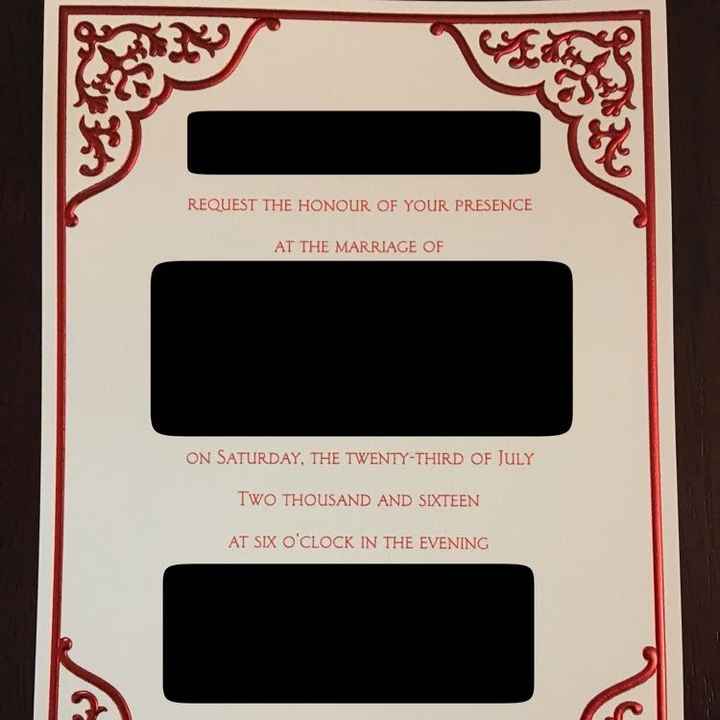 Show me those Invitations!