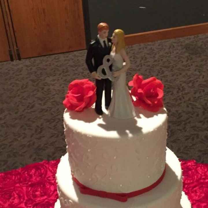 Cake topper/garter