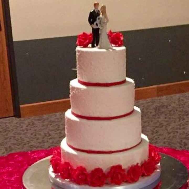Show me your non-fondant wedding cake!