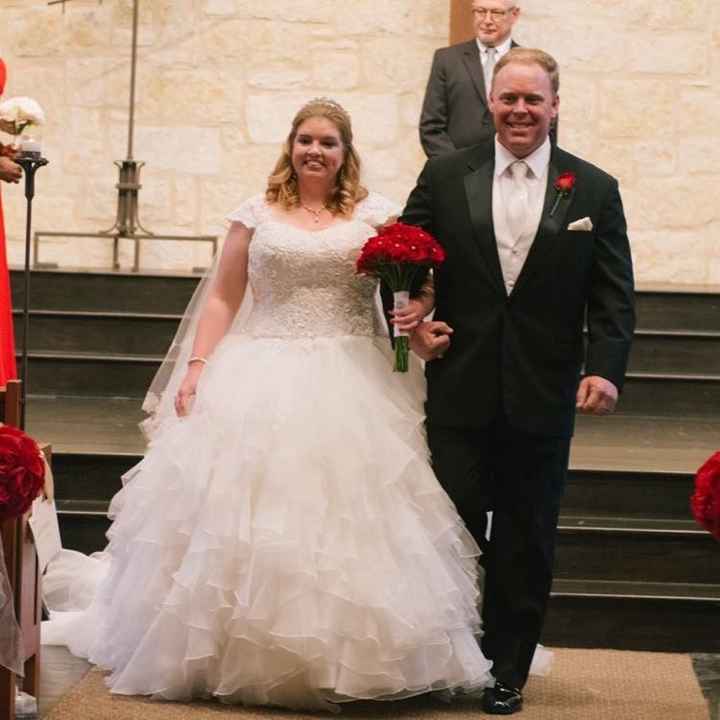 Let's see your wedding dresses.