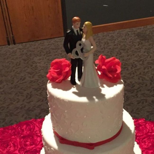 Cake topper/garter