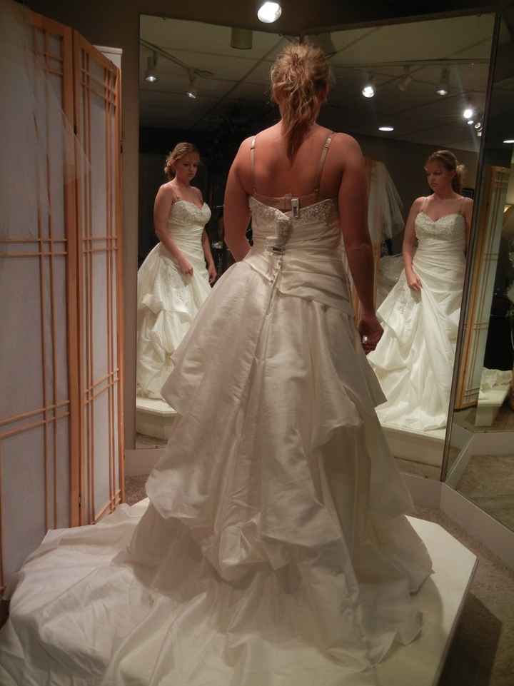 Bought my dress! But now I am having second thoughts! *pics*