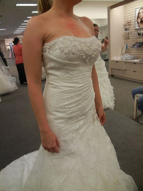 Bought my dress! But now I am having second thoughts! *pics*