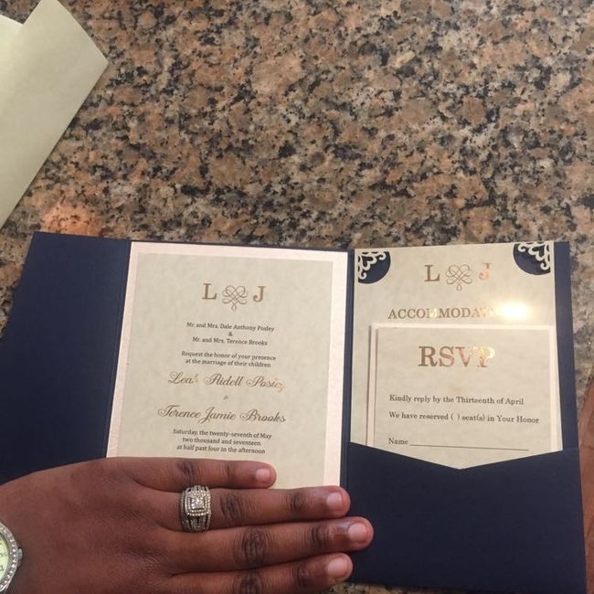 Sample of Custom Invitations