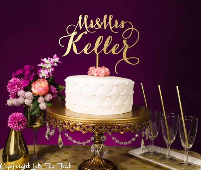 Cake Topper Question