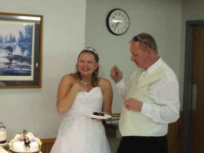 To the already married....Cake in the face?