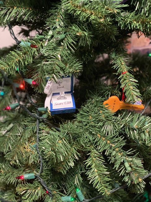 Christmas time! Special engagement or wedding or honeymoon ornaments? - 1