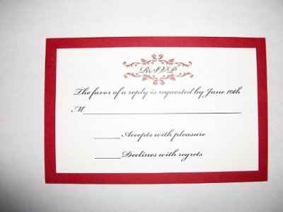 rsvp wording