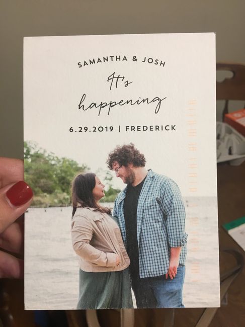 show me off your save the Date!! - 1