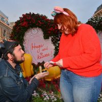 He proposed at Disneyland on his golden birthday. I was so shocked.