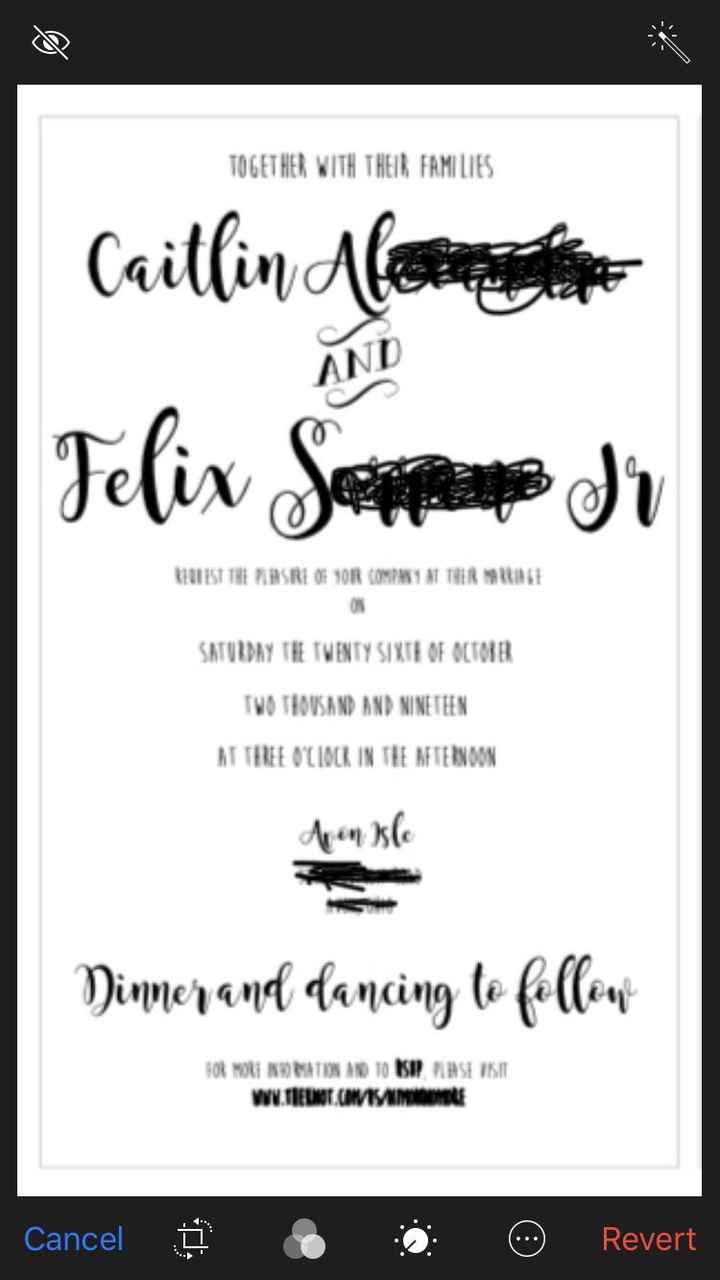Invitations and save the dates - 1
