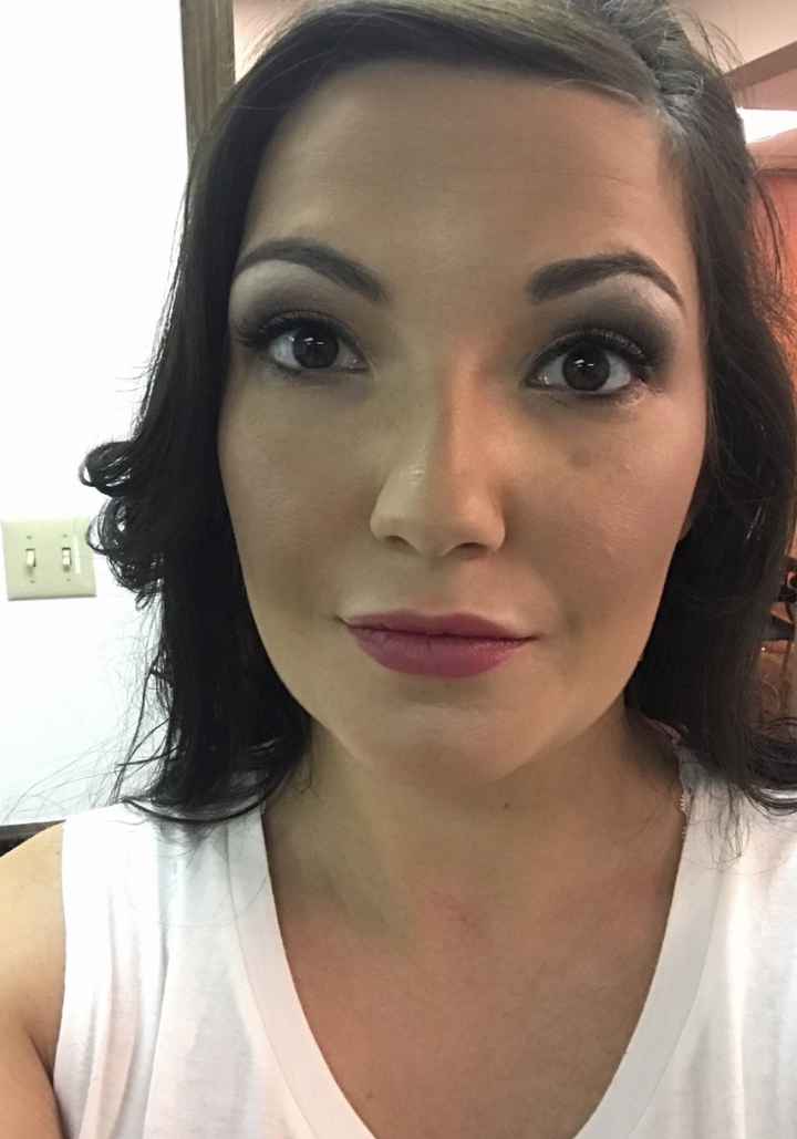 Hair and Makeup Trial.......Wedding is in 10 days!