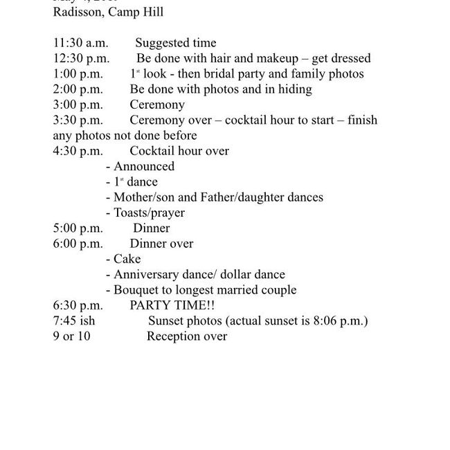  Order of Events - 1