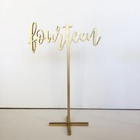 Free-standing Table Numbers