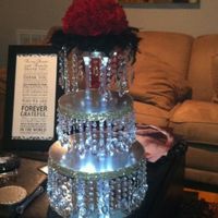 MY CHANDELIER CAKE TOPPER