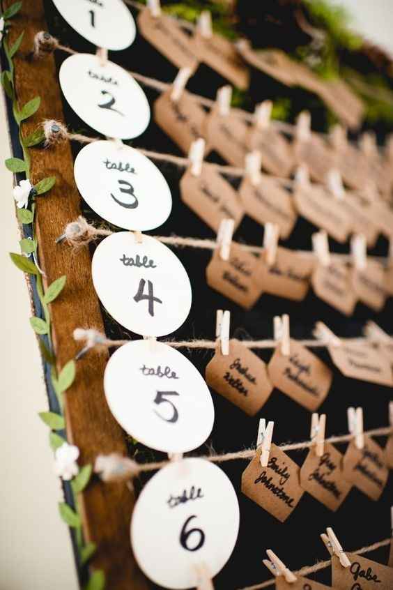 Unique seating chart