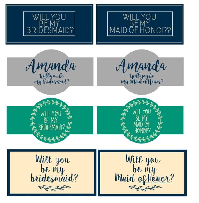 Advice on asking the bridal party