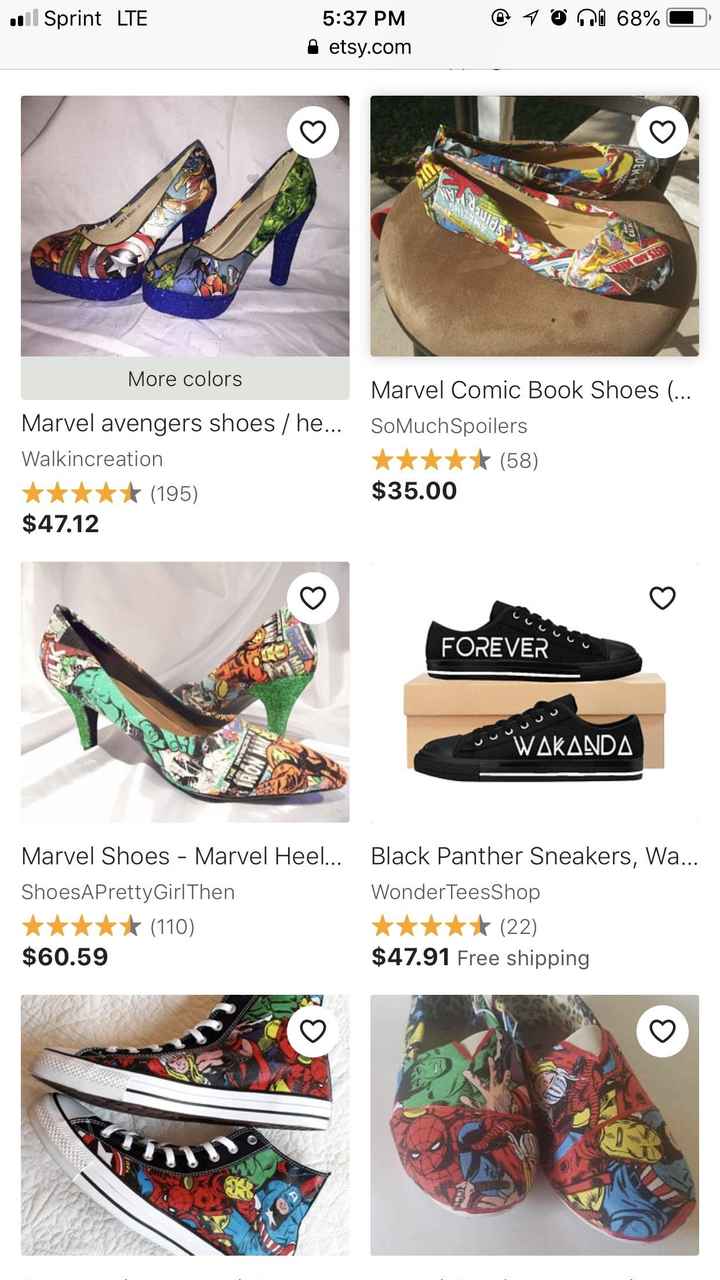 Marvel wedding shoes? - 1
