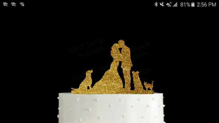 Cake topper came! Now can I see yours?