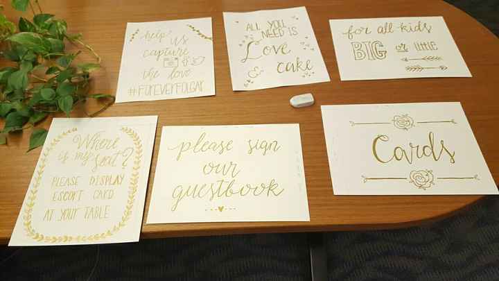 One week! 5/21 brides,  what's left?