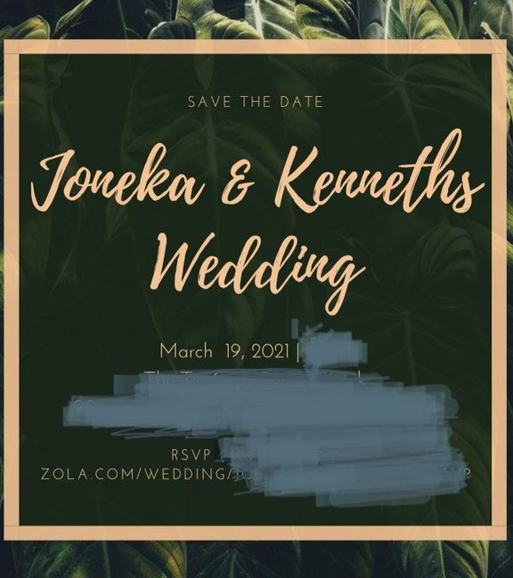 Save the Dates complete! - 1