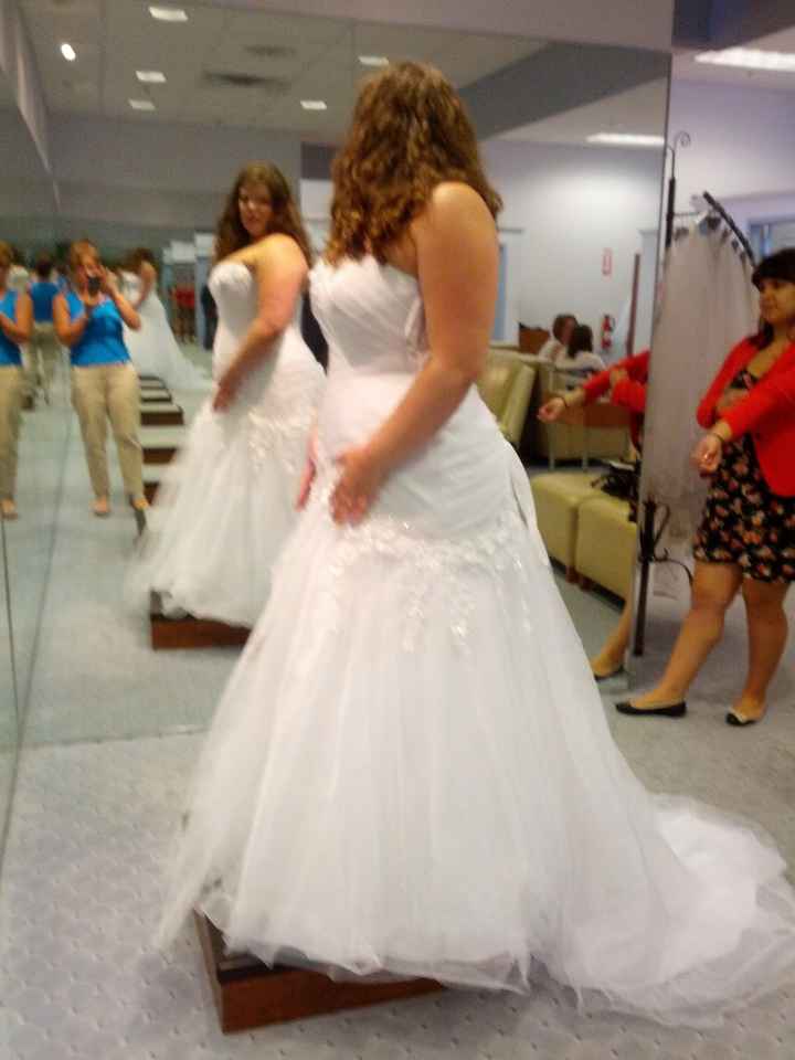 My Alfred Angelo Dress! Now I just need a veil...