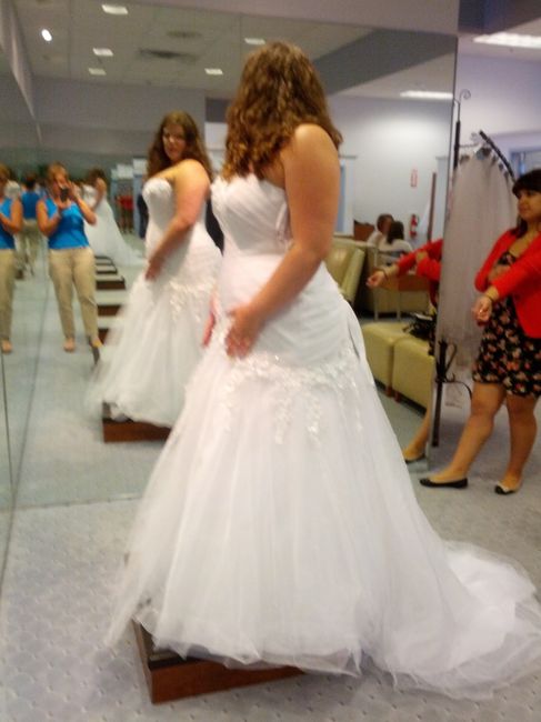 My Alfred Angelo Dress! Now I just need a veil...