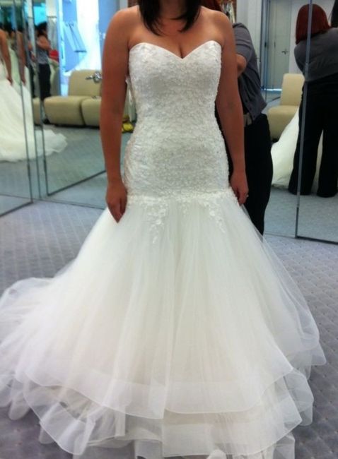 My Alfred Angelo Dress! Now I just need a veil...