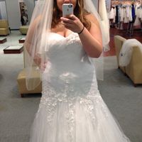 My Alfred Angelo Dress! Now I just need a veil...