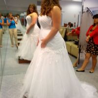 My Alfred Angelo Dress! Now I just need a veil...