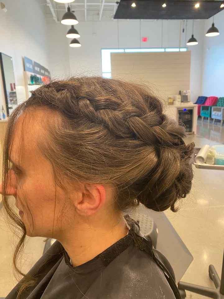 Trial hair and makeup! So fun! - 3