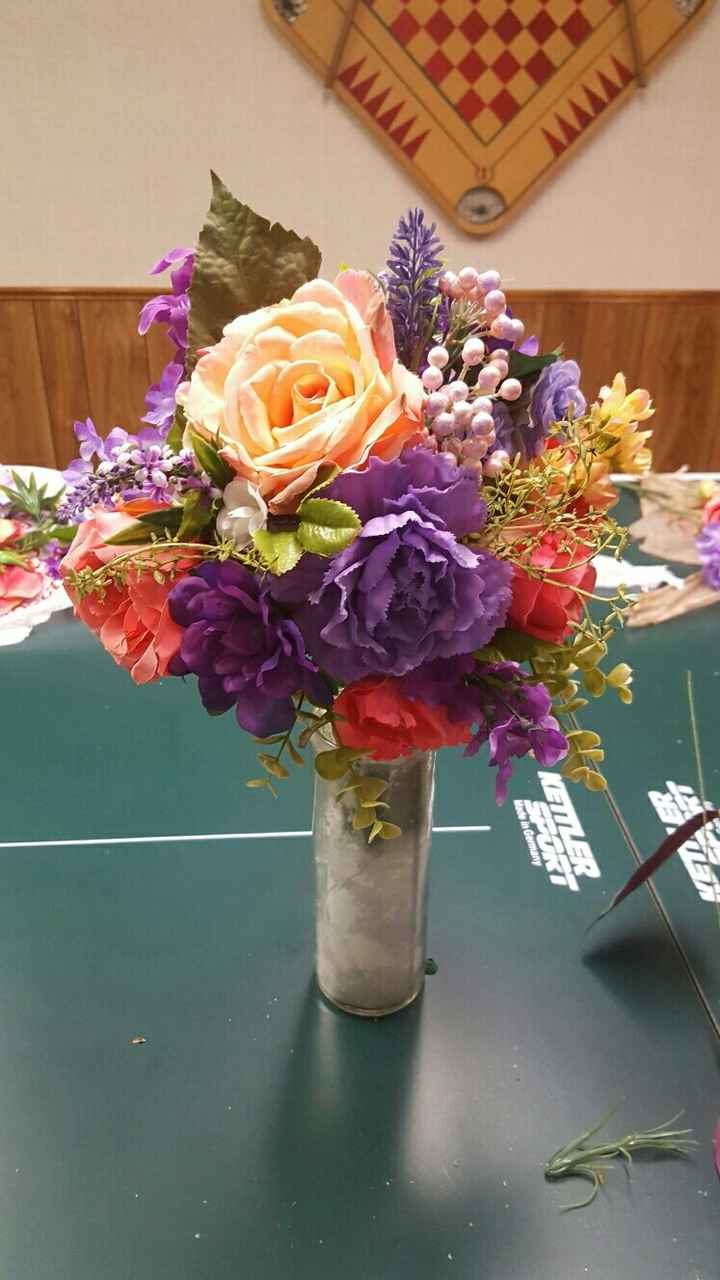 Is any one making their own bridal bouquet?