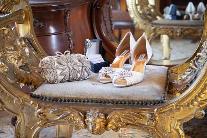 Ivory over Rum/champagne Dress Help! - 1