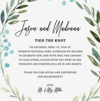 We got married announcements /  we’ve moved - 1