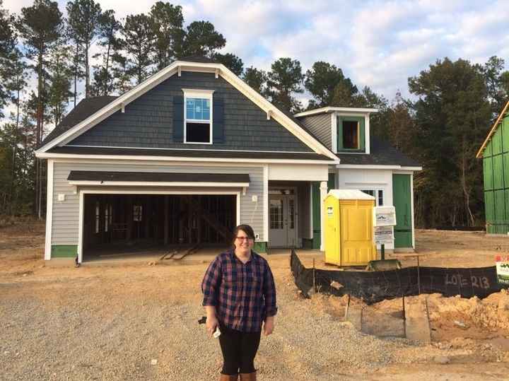 NWR building a house