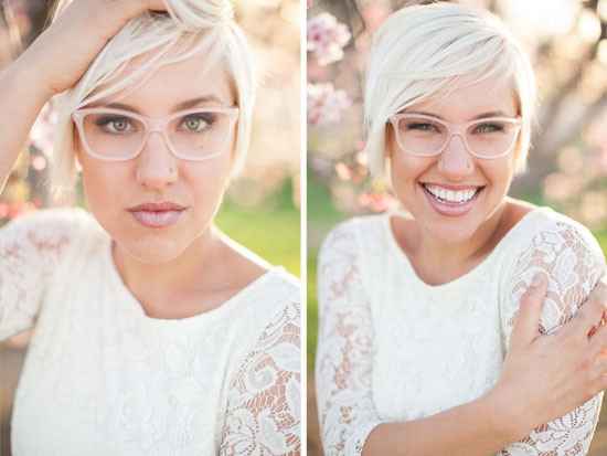Glasses on my wedding day