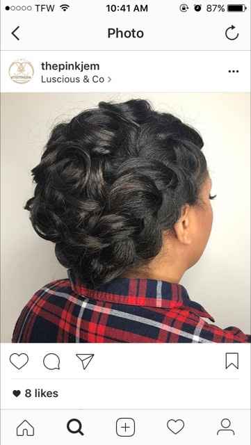 Let me see your wedding hair!
