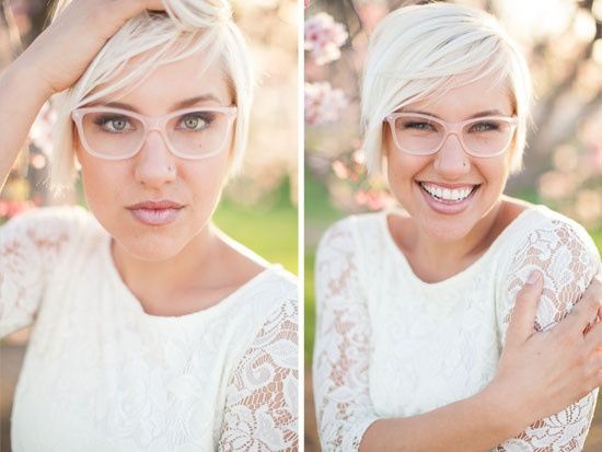 Glasses on my wedding day