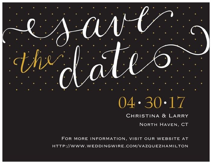 Show me your Save The Dates